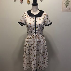 Peter-Pan collar shirt dress